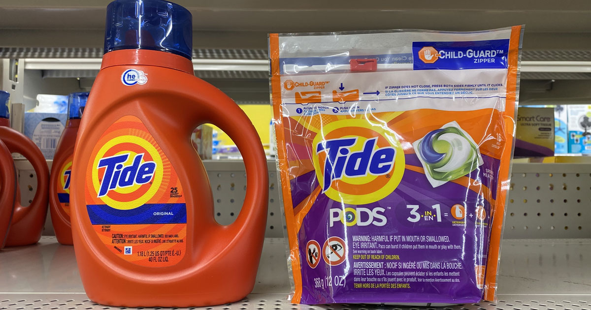 DG: Tide Pods 12-16ct or Liquid 19-25 Loads $2.95 - The Freebie Guy®