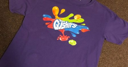 gushers shirt x