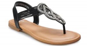 black so sandal