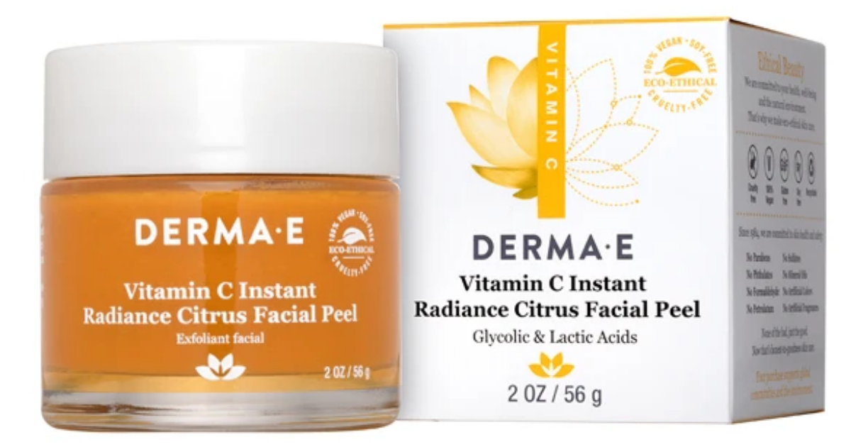 FREE Derma E Vitamin C Instant Radiance Citrus Facial Peel Sample - The ...