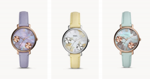 fossil flower watch