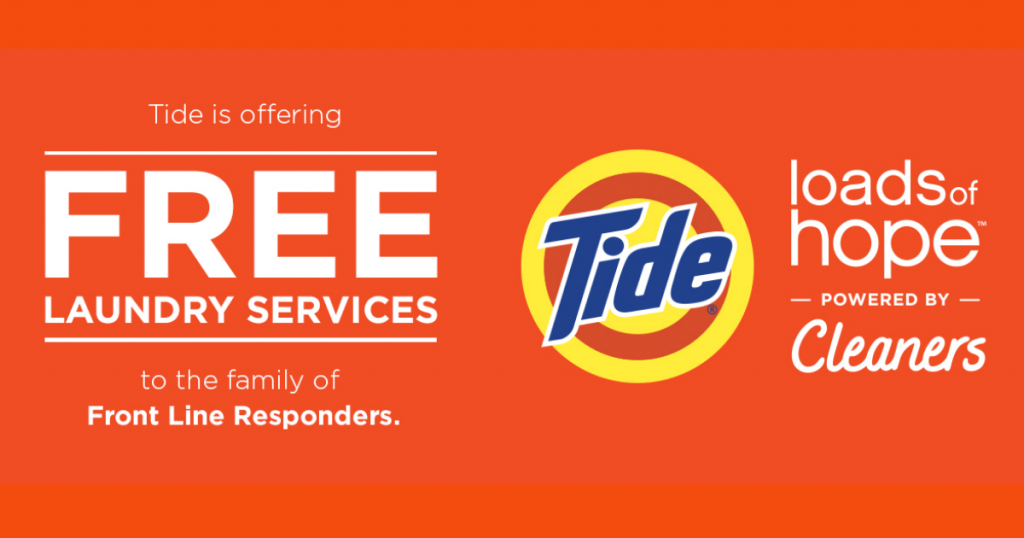 FREE Laundry Services from Tide for First Responders The Freebie Guy®