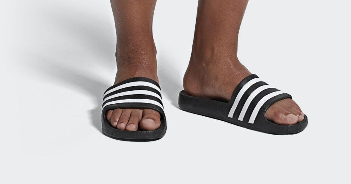ADIDAS SLIDES ONLY $10 - The Freebie Guy®