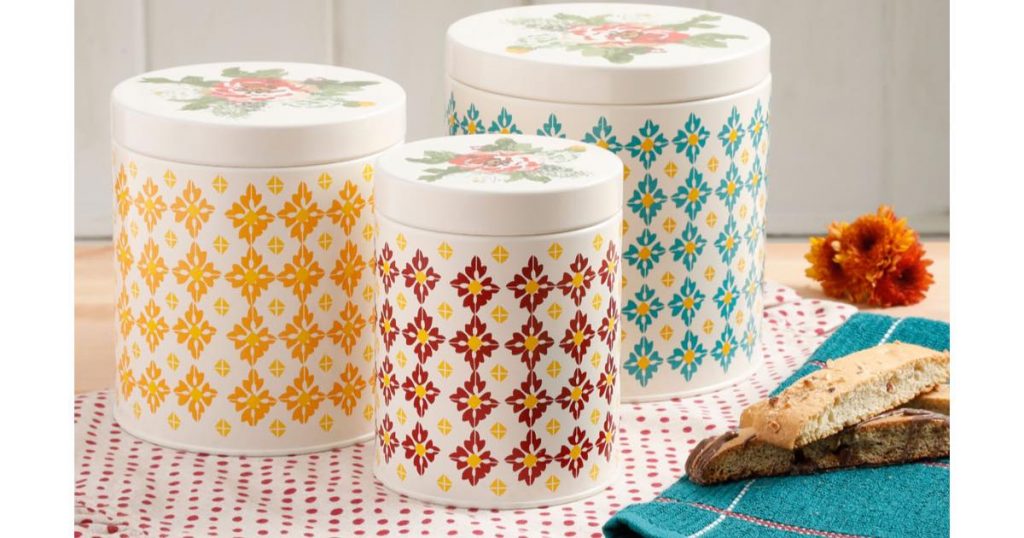 piece pioneer woman canister set