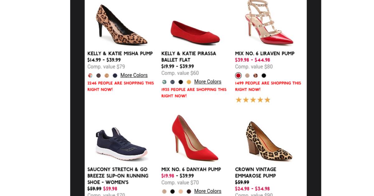 dsw bogo 50