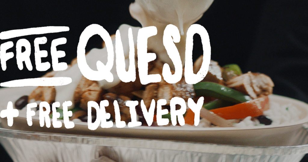 Free Queso and Delivery at Chipotle The Freebie Guy®