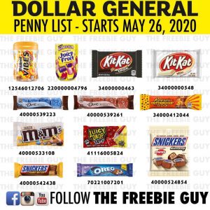 Dollar General Penny List May 26, 2020 - The Freebie Guy®