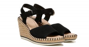 dr scholls black wedges
