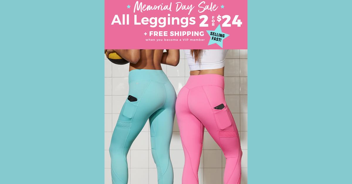 Fabletics - LEGGINGS DEAL IS BACK - Snag 2 Pairs for $24 (Reg.$99) - The  Freebie Guy®