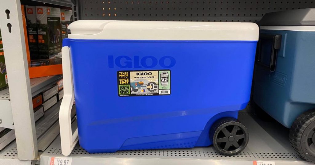 igloo rolling cooler walmart