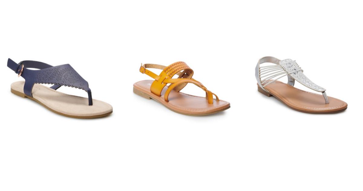 Kohl's - Women's Sandals for Sale with extra $10 & 15% Off - The ...