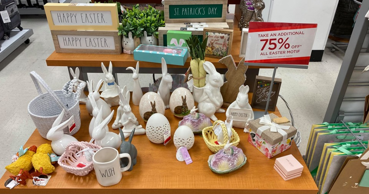 TJMaxx EXTRA 75 OFF Easter Clearance The Freebie Guy®