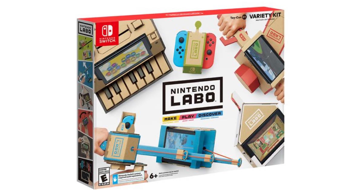 TARGET - Nintendo Labo Toy-Con Variety Kit - $19.99 - The Freebie Guy® ️️️