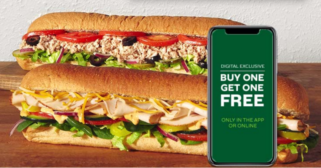 Subway BOGO Footlong With APP Order The Freebie Guy 