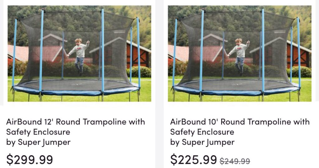 TRAMPOLINES IN STOCK NOW The Freebie Guy®