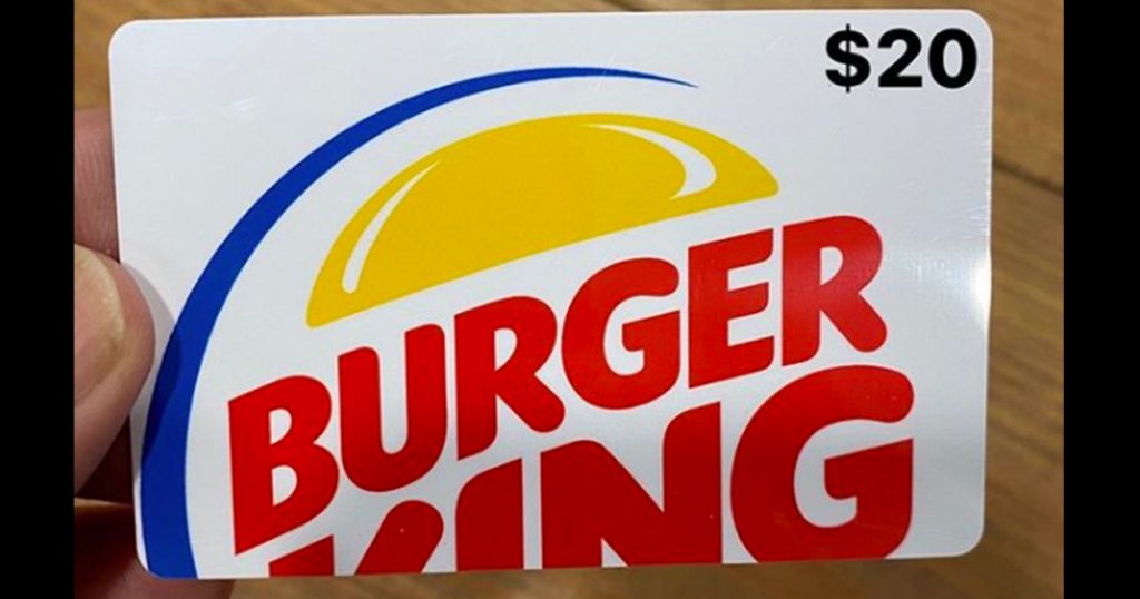 Burger King Gift Card Giveaway - The Freebie Guy®