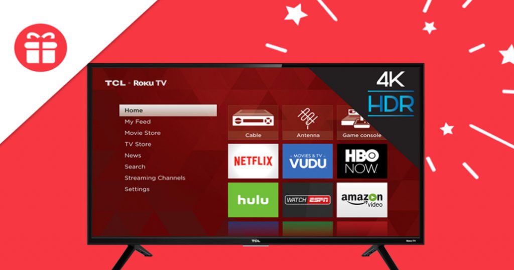 Ellen 65” TCL Roku TV Giveaway The Freebie Guy®