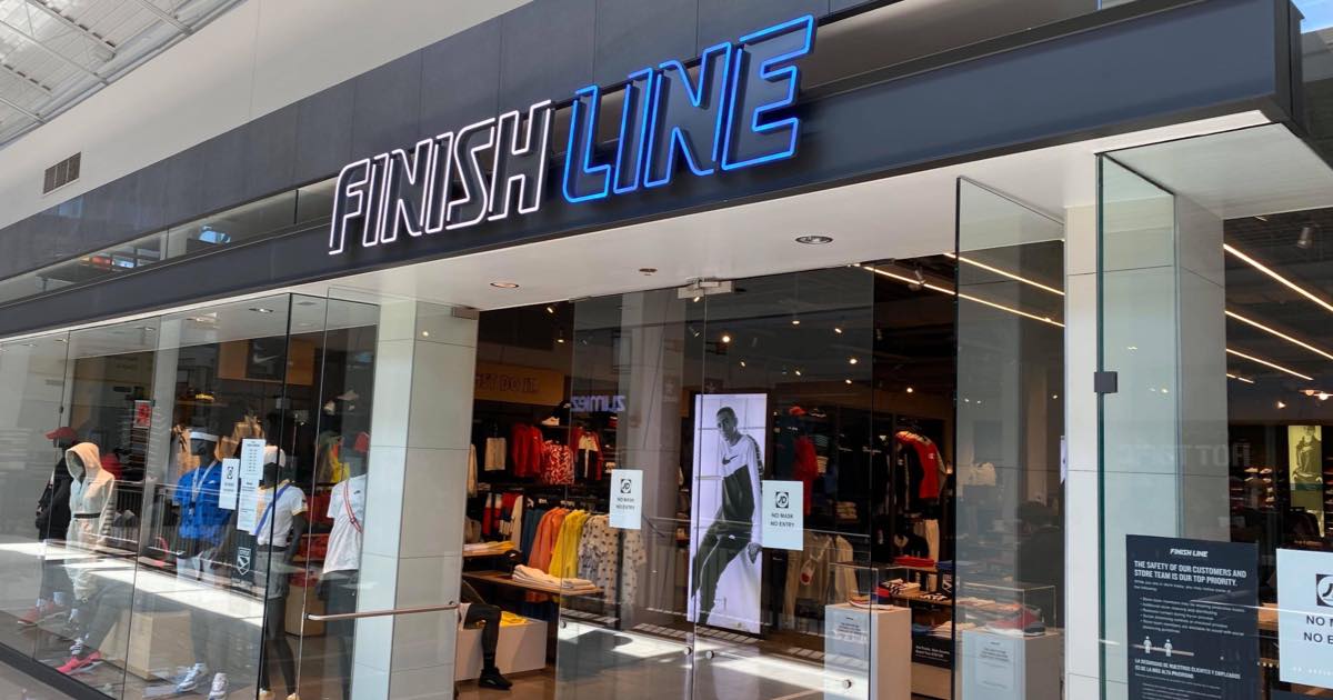 Finish line clearance in almeda mall