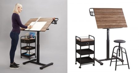 sit stand draft table