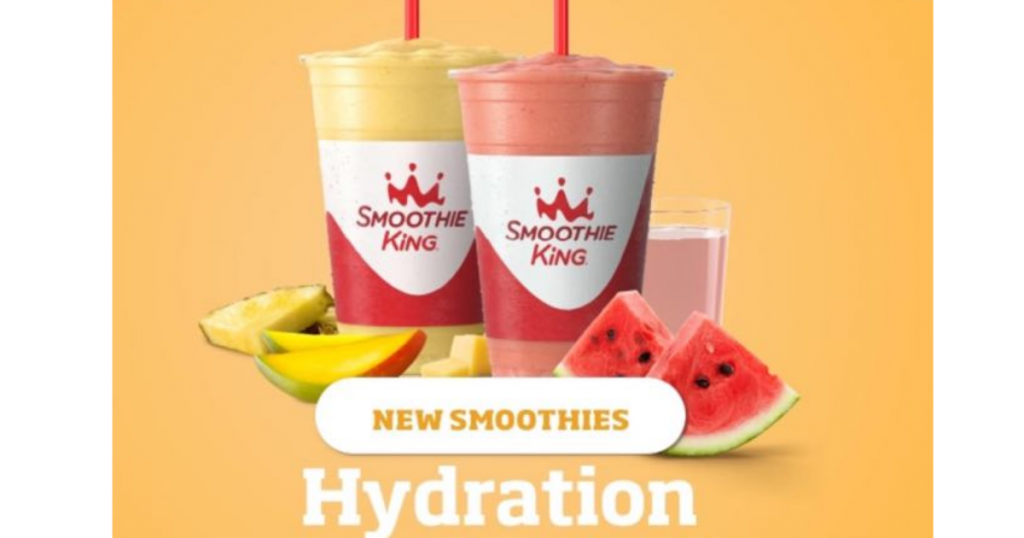 Free Hydration Watermelon or Mango Pineapple Sample at Smoothie King! The Freebie Guy®