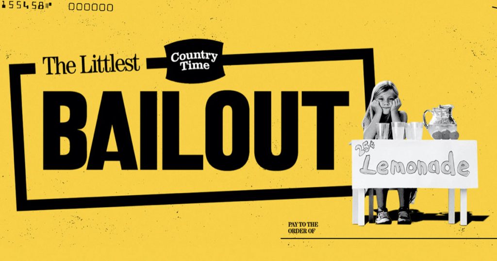 country time lemonade bailout
