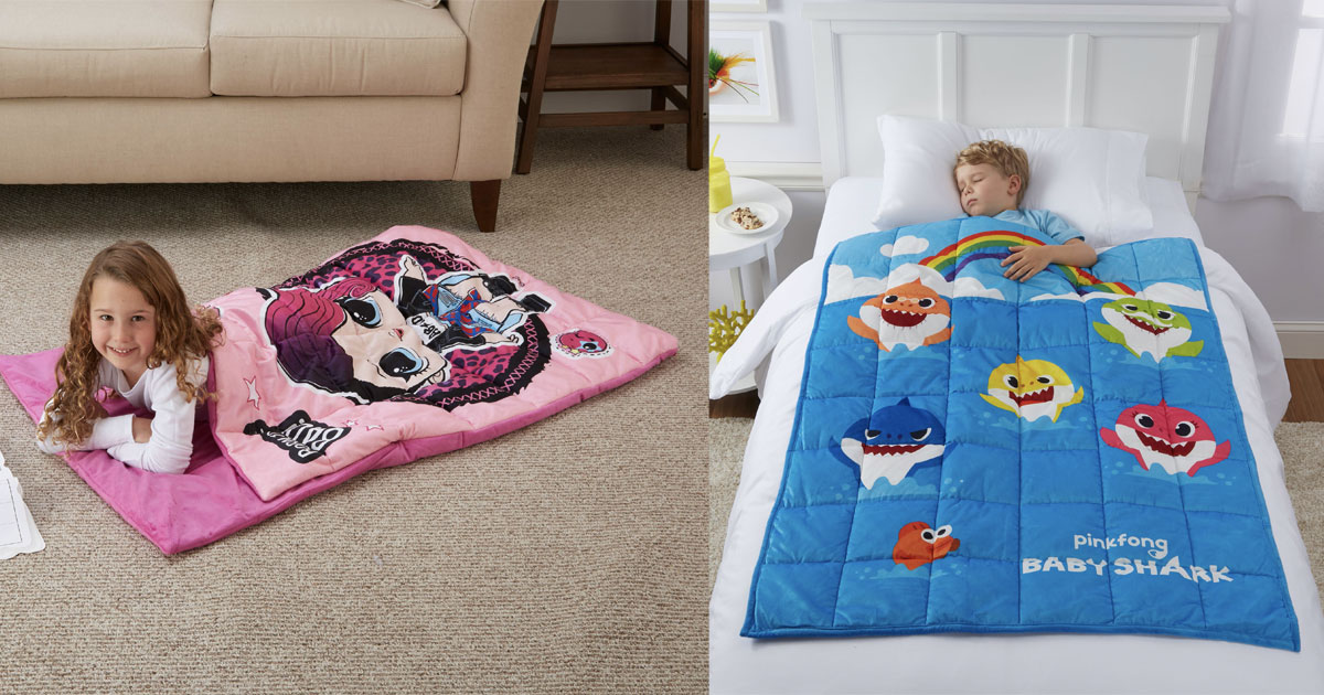 Licensed Kids Weighted Blankets start at $14.97 - The Freebie Guy®