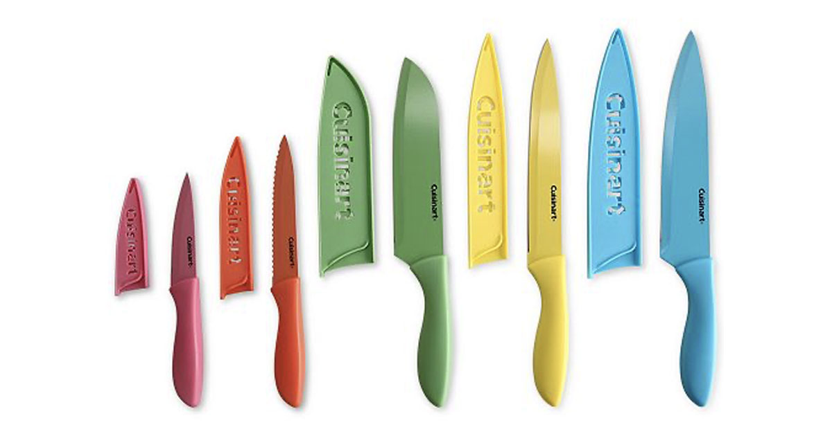 Cuisinart 10 Piece Knife Set 13.99 + FREE SHIPPING The Freebie Guy®