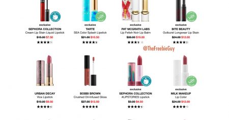 sephora half off lipsticks