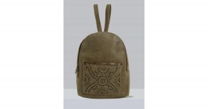 suede backpack