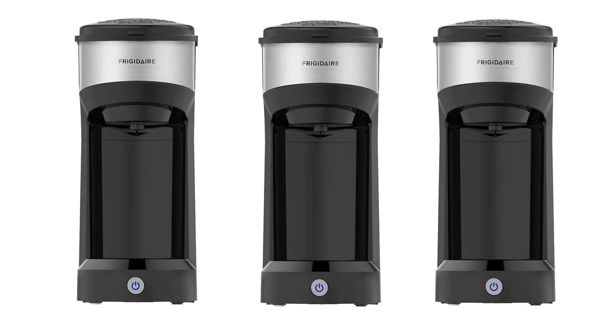 Frigidaire Single Serve KCup Coffee Maker Only 29! The Freebie Guy® ️️️