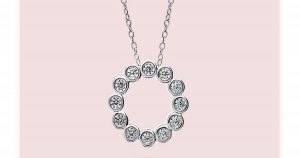 circle bubble pendant