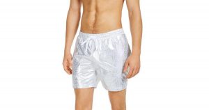 foil swim trunks