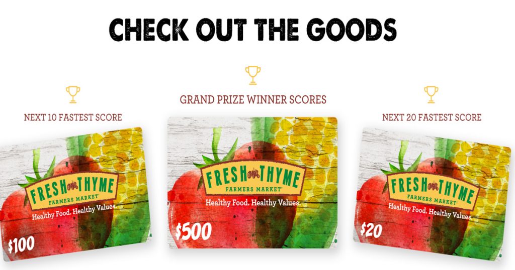 Fresh Thyme Quikly Giveaway The Freebie Guy®