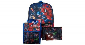 marvel piece backpack set