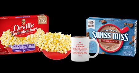 popcorn and swiss miss