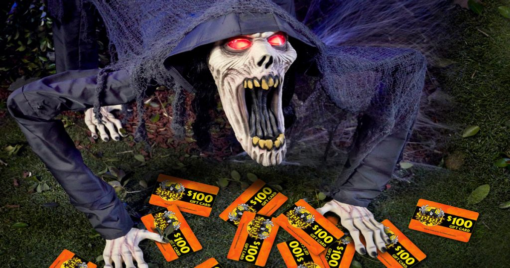 spirit halloween gift card