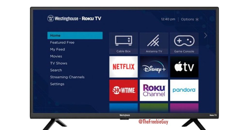 Westinghouse 32" TV only 99 TODAY ONLY The Freebie Guy®
