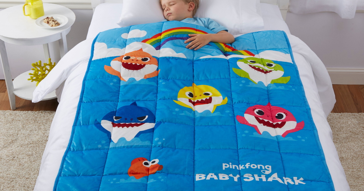 Baby Shark Weighted Blanket Only $14.97! - The Freebie Guy®