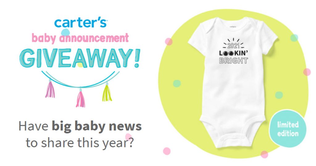 carters baby announcement
