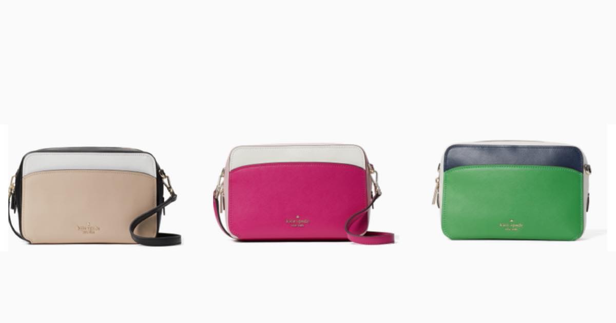 Kate Spade - Lauryn Colorblock Camera Bag $65 Today Only + FREE SHIPPING -  The Freebie Guy®