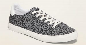 leopard court sneakers