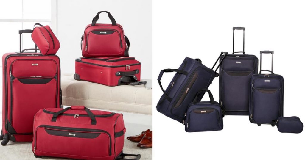 Macy's Springfield III 5 Piece Luggage Set 59.99 + FREE SHIPPING The Freebie Guy®