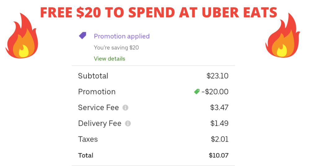 FREE 20 to Spend at Uber Eats! The Freebie Guy®