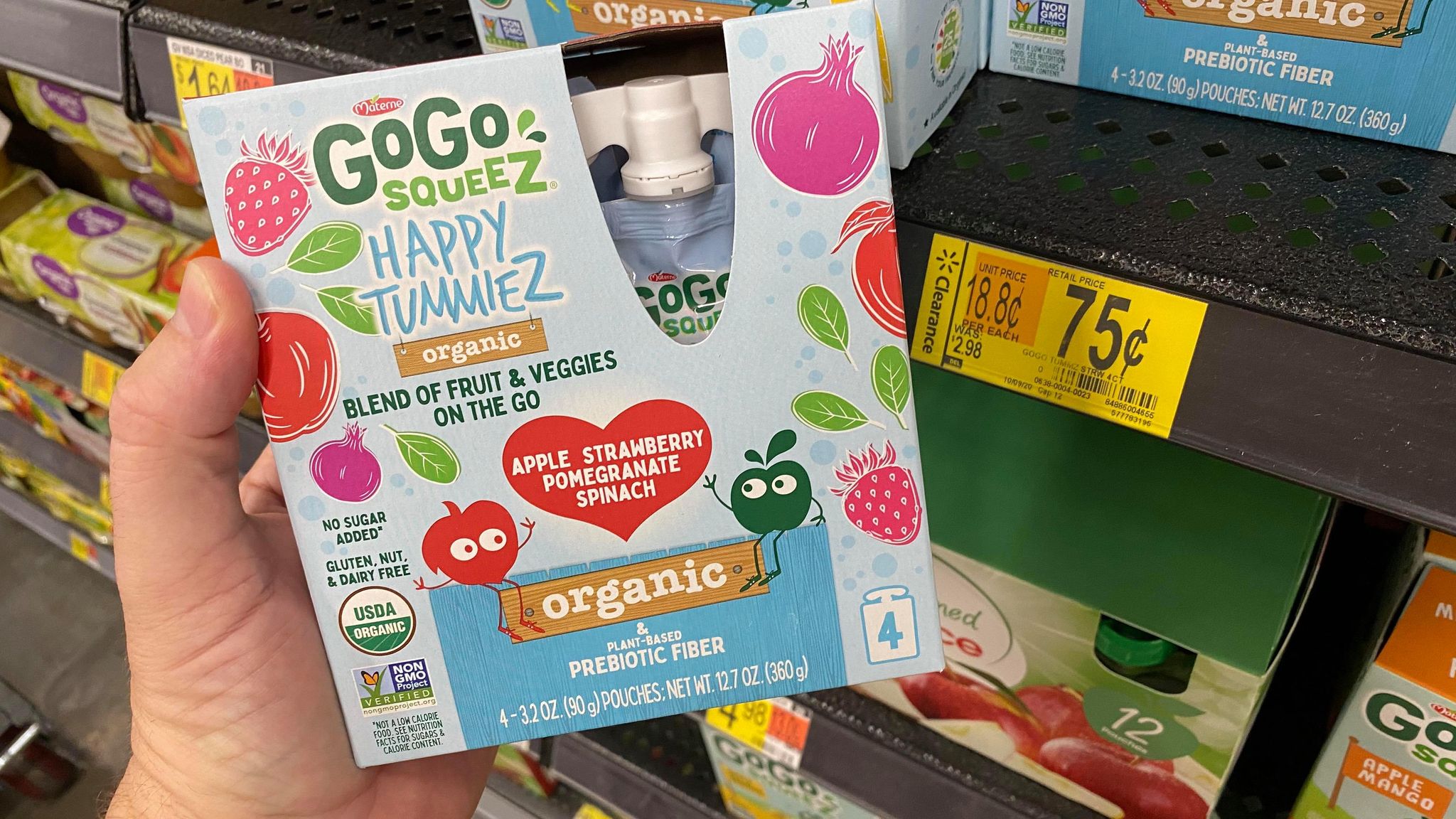 GoGo squeeZ Applesauces Hidden Clearance at WalMart The Freebie Guy® ️️️