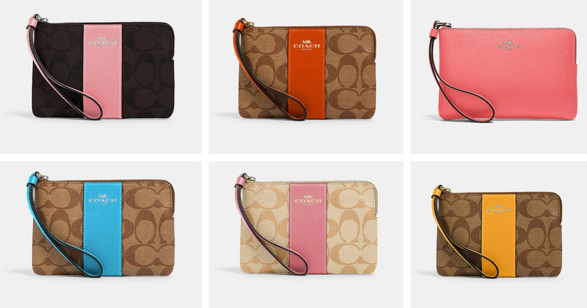 coach outlet wristlet sale