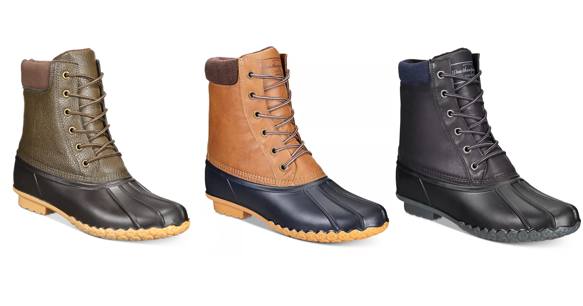 Adam Duck Boots Only $24.99 Shipped - The Freebie Guy®