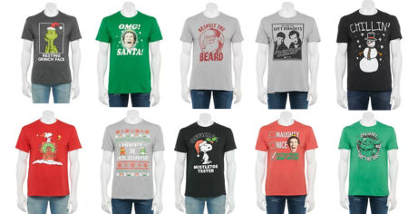 Mens Christmas Graphic Tees