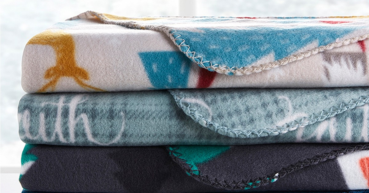 Morgan Home Holiday Fleece Throws Only $7.49 at Macy's ...