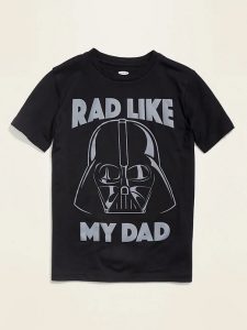 Star Wars Rad Like My Dad Darth Vader Tee For Boys