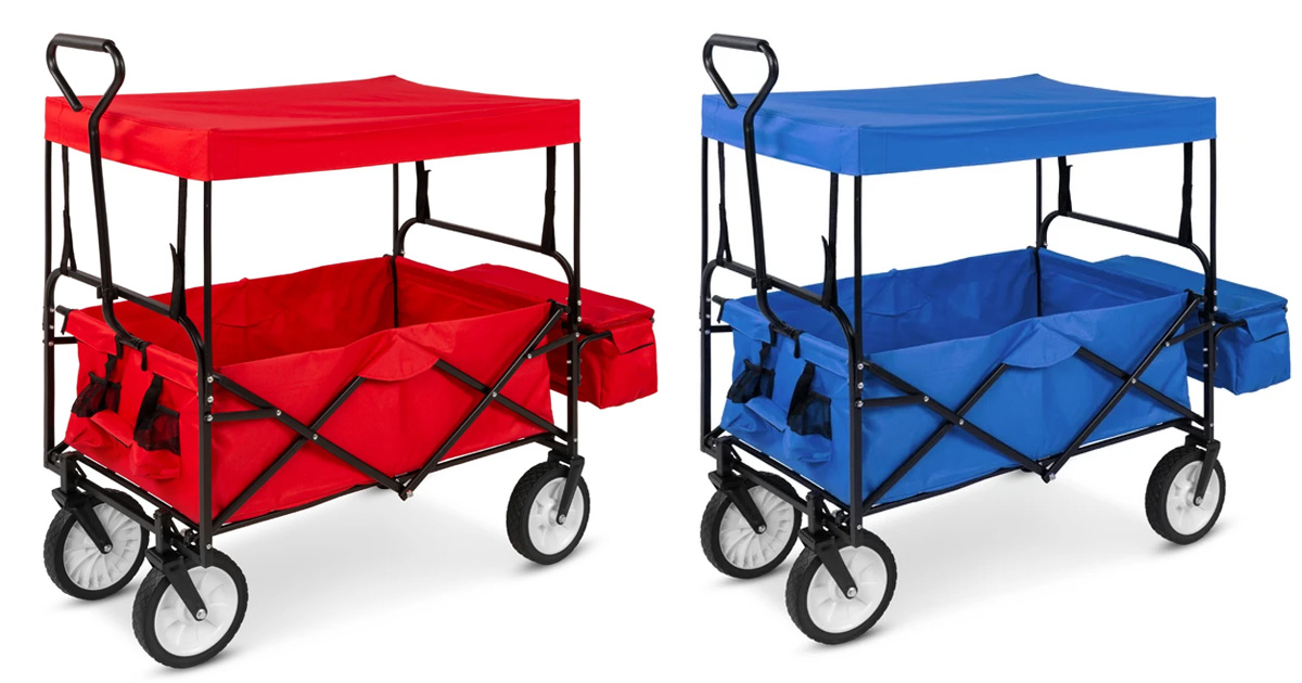 Utility Wagon Cart with Folding Design